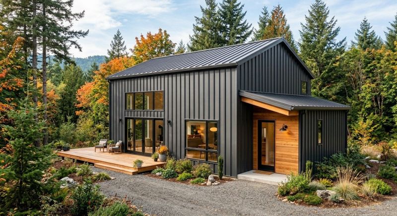 Metal Siding Installation project example