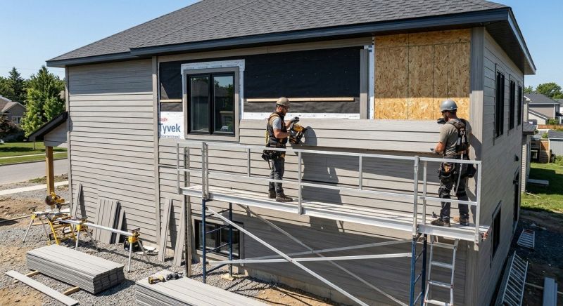 Composite Siding Installation project example